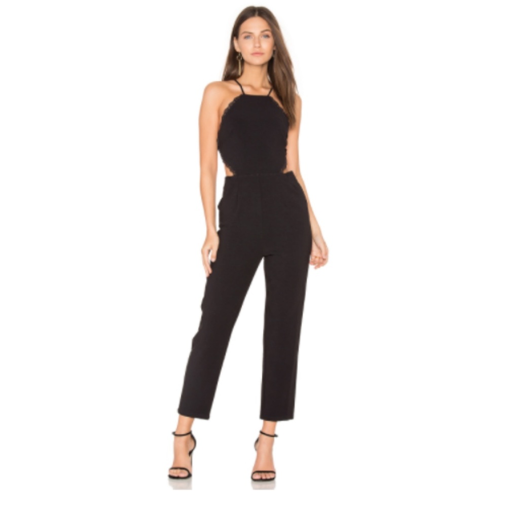NBD X Revolve Love Me Like You Do Black Jumpsuit